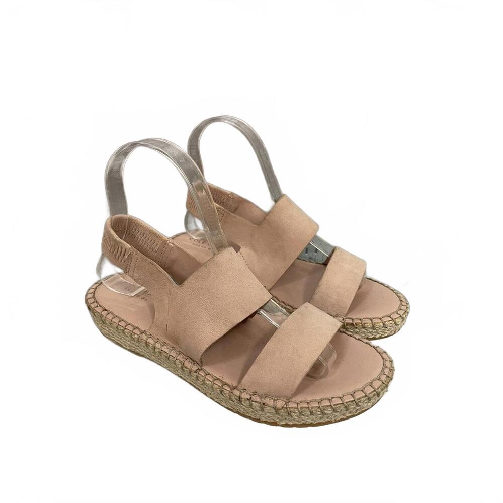 Cole Haan Women's GrandOS Pinch Pink Leather Slip On Sandals Size: 6B (F38)